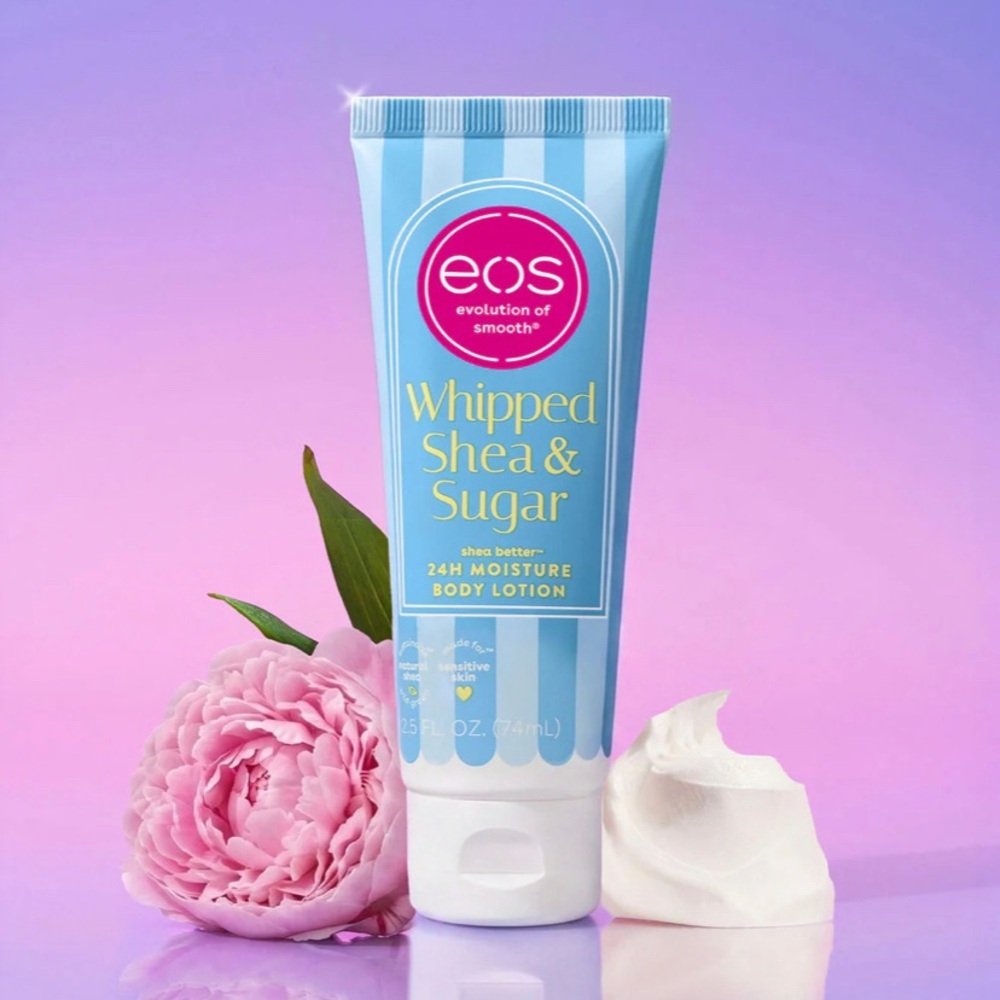 Travel size eos Whipped Shea & Sugar Body Lotion